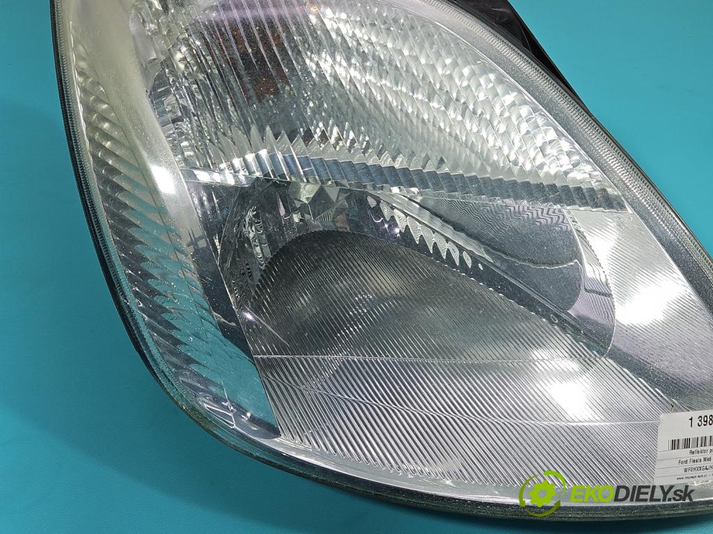 Ford Fiesta Mk6 2002-2008 1.4 16V 80 HP manual 59 kW 1388 cm3 5- Reflektor: pravý  (Pravé)