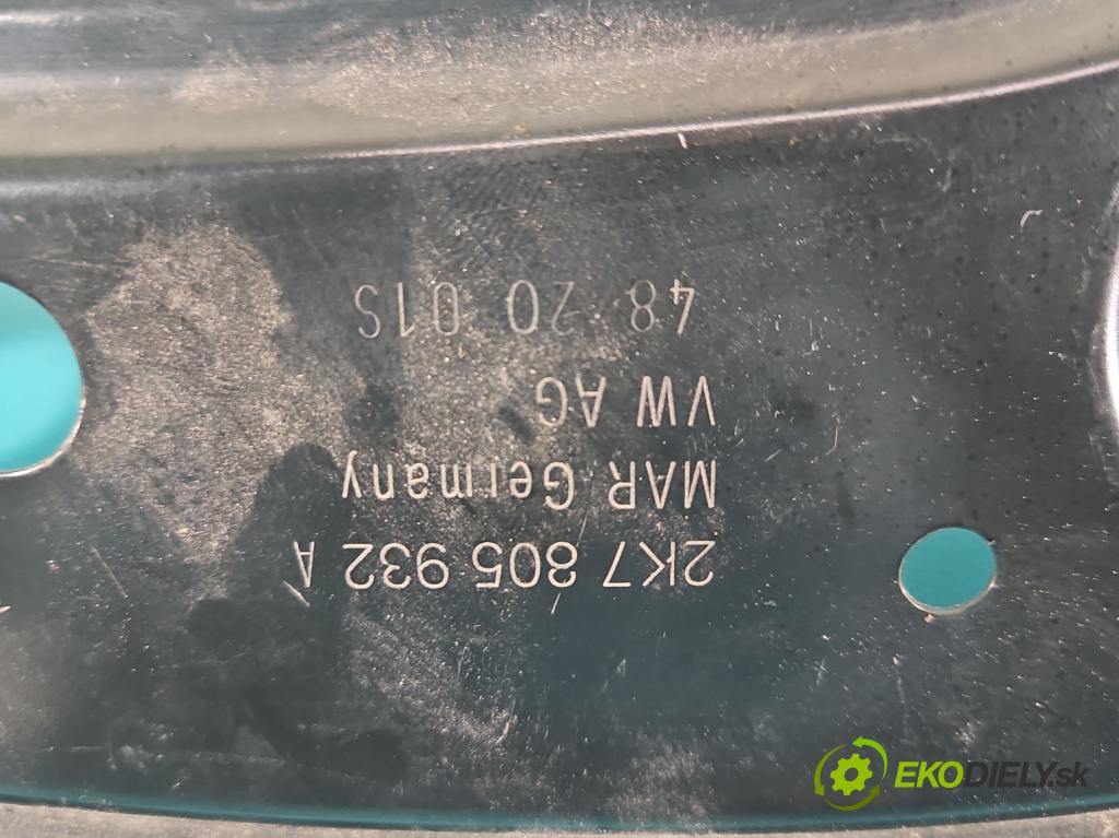 Vw Caddy IV 2020- 2.0 tdi 122 hp manual 90 kW 1968 cm3 5- stěna přední 2K7805932A (Výztuhy přední)