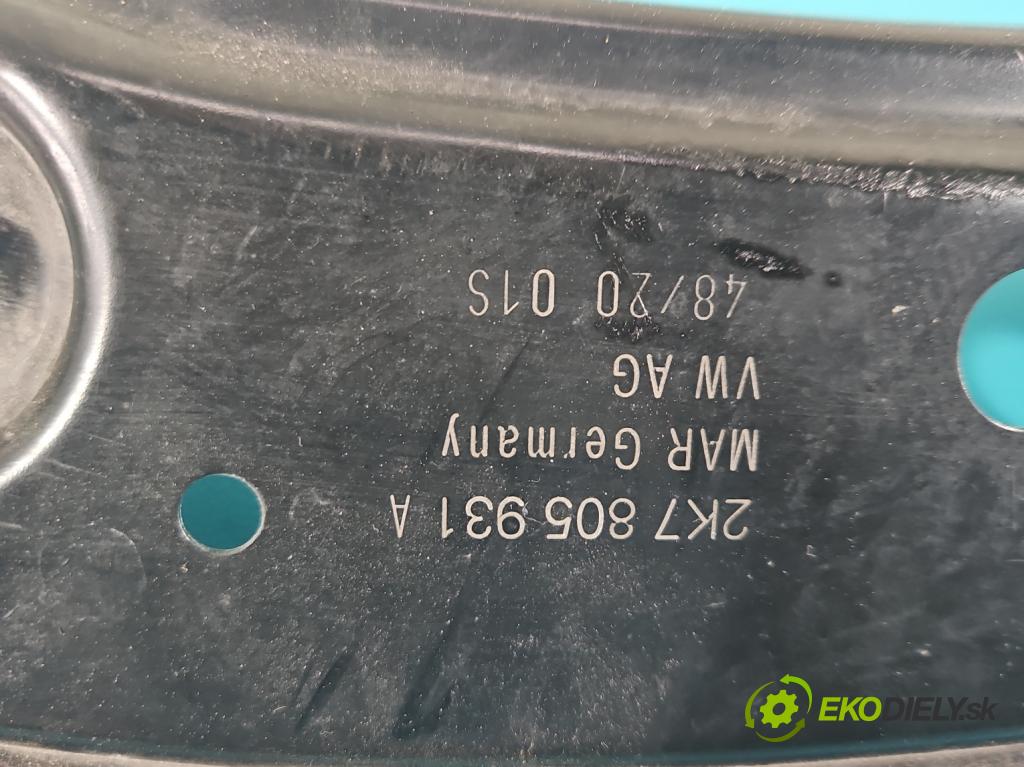 Vw Caddy IV 2020- 2.0 tdi 122 hp manual 90 kW 1968 cm3 5- stěna přední 2K7805931A (Výztuhy přední)