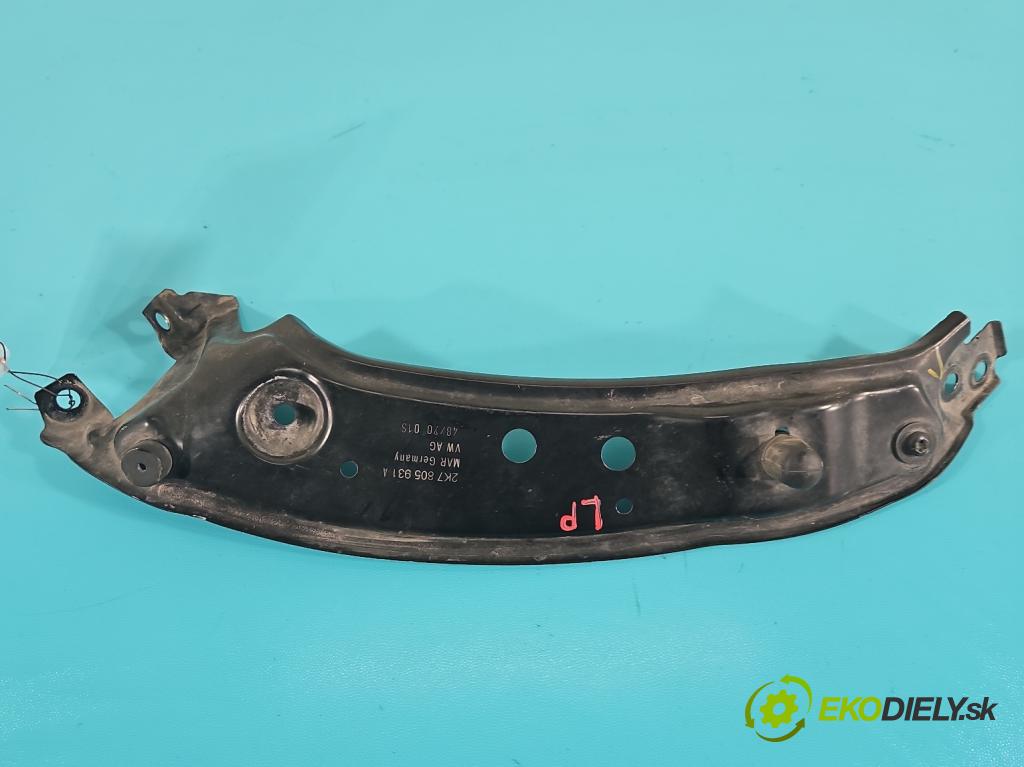 Vw Caddy IV 2020- 2.0 tdi 122 hp manual 90 kW 1968 cm3 5- stěna přední 2K7805931A (Výztuhy přední)