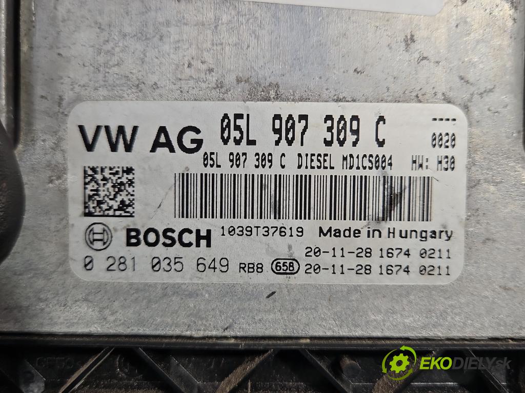 Vw Caddy IV 2020- 2.0 tdi 122 HP manual 90 kW 1968 cm3 5- riadiaca jednotka motora 05L907309C