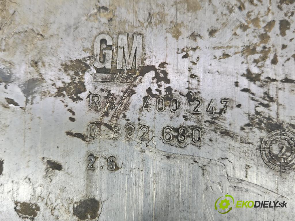 Opel Zafira A 1999-2005 2.2 dti 125 HP manual 92 kW 2172 cm3 5- vaňa olejová 0822680 (Olejové vane)