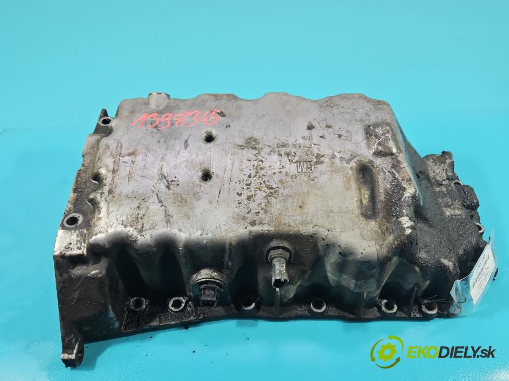 Opel Zafira A 1999-2005 2.2 dti 125 HP manual 92 kW 2172 cm3 5- vaňa olejová 0822680 (Olejové vane)