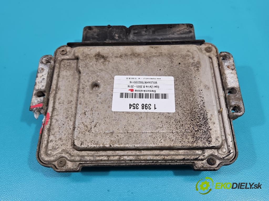 Opel Zafira B 2005-2014 1.9 cdti 120 HP manual 88 kW 1910 cm3 5- riadiaca jednotka motora 0281011669