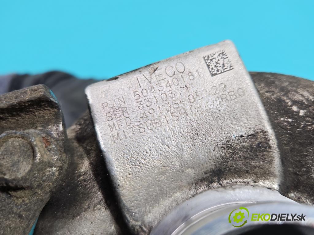 Iveco Daily IV 2006-2014 2.3 HPI 116 hp manual 85 kW 2287 cm3 5- Turbodmychadlo 49135-05122 (Turbodúchadla (kompletní))