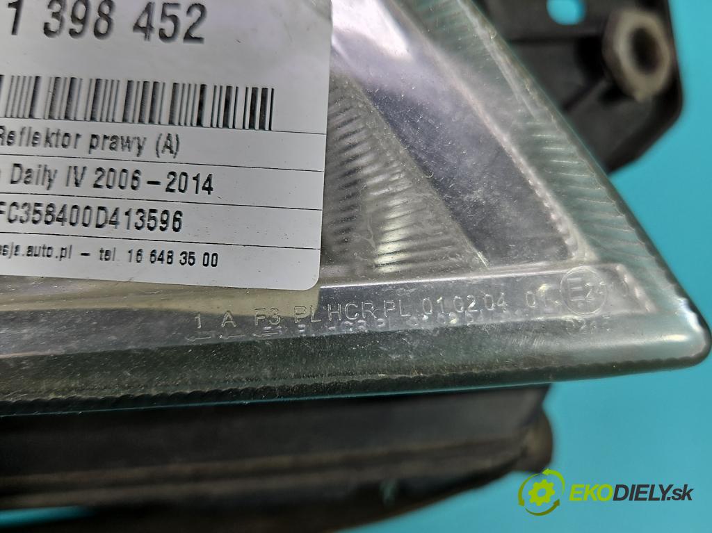 Iveco Daily IV 2006-2014 2.3 HPI 116 HP manual 85 kW 2287 cm3 5- Reflektor: pravý  (Pravé)