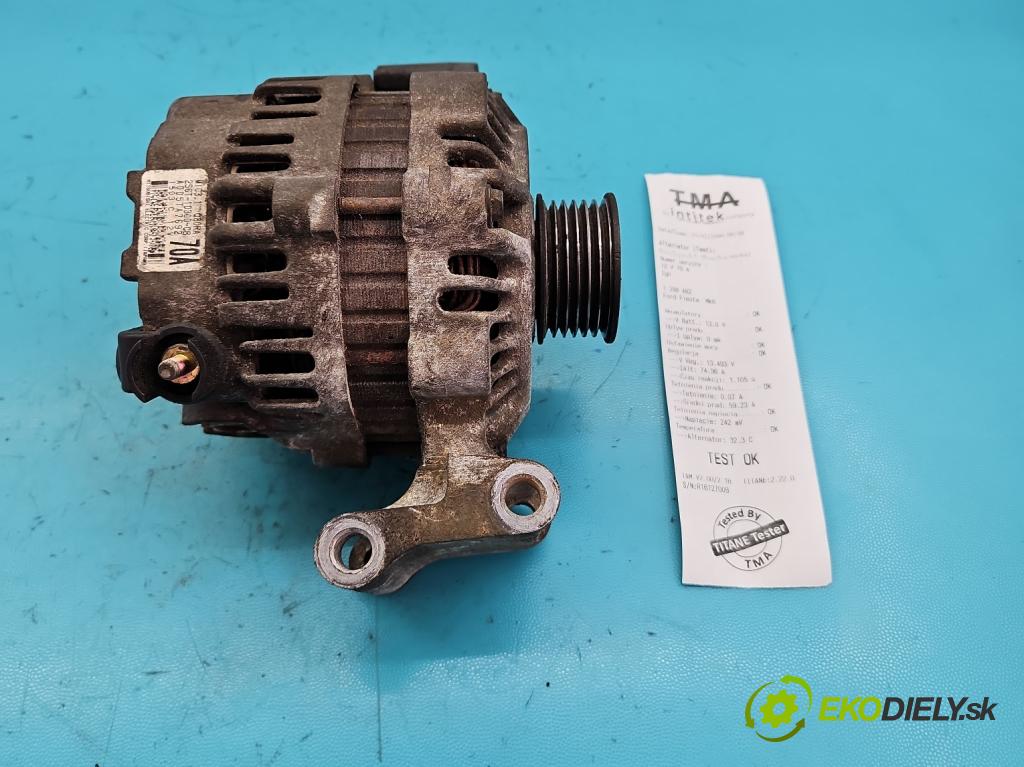 Ford Fiesta Mk6 2002-2008 1.4 16V FXJA 80 HP manual 59 kW 1388 cm3 5- Alternator 2S6T-10300-CB (Alternátor)