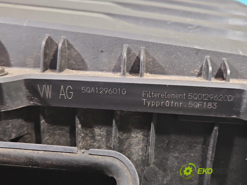 Vw Caddy IV 2020- 2.0 tdi 122 HP manual 90 kW 1968 cm3 5- obal filtra vzduchu 5Q0129601G (Obaly filtrov vzduchu)
