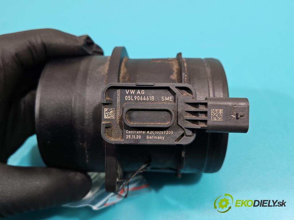 Vw Caddy IV 2020- 2.0 tdi 122 HP manual 90 kW 1968 cm3 5- průtokoměr: 05L90641B (Váhy vzduchu)