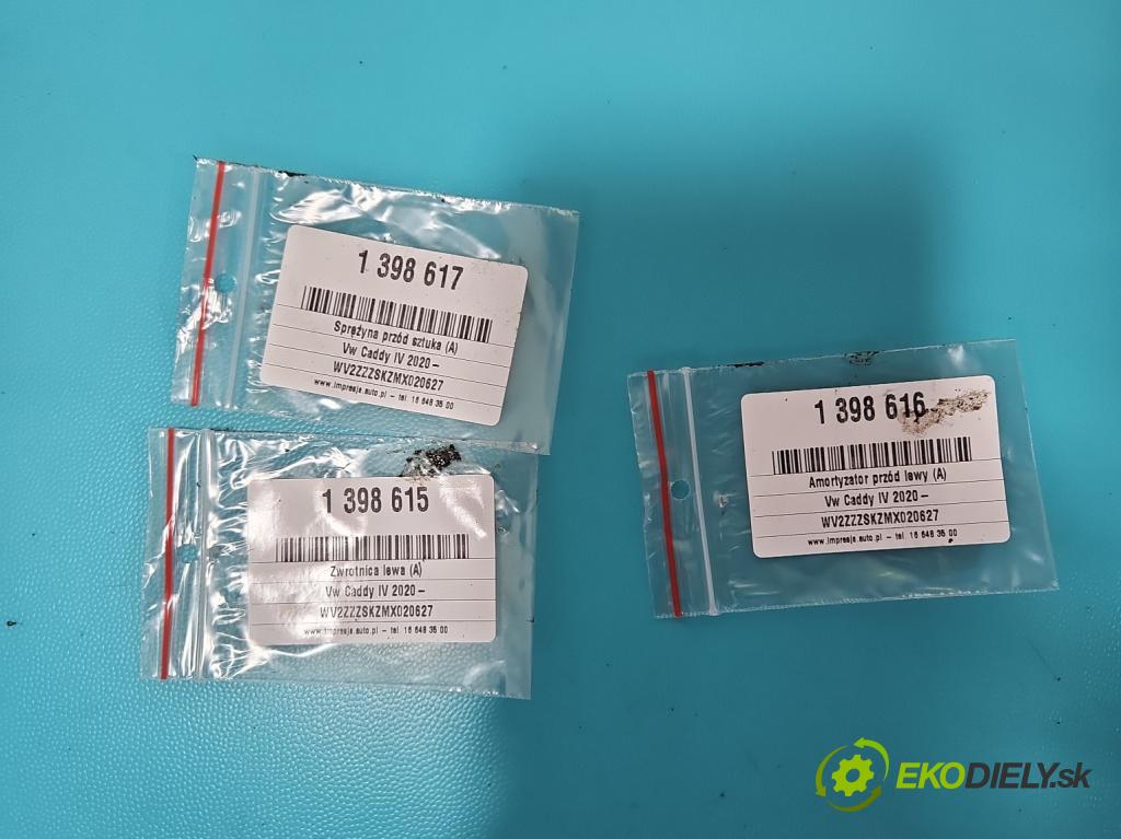 Vw Caddy IV 2020- 2.0 tdi 122 HP manual 90 kW 1968 cm3 5- náboj ľavé  (Náboje)