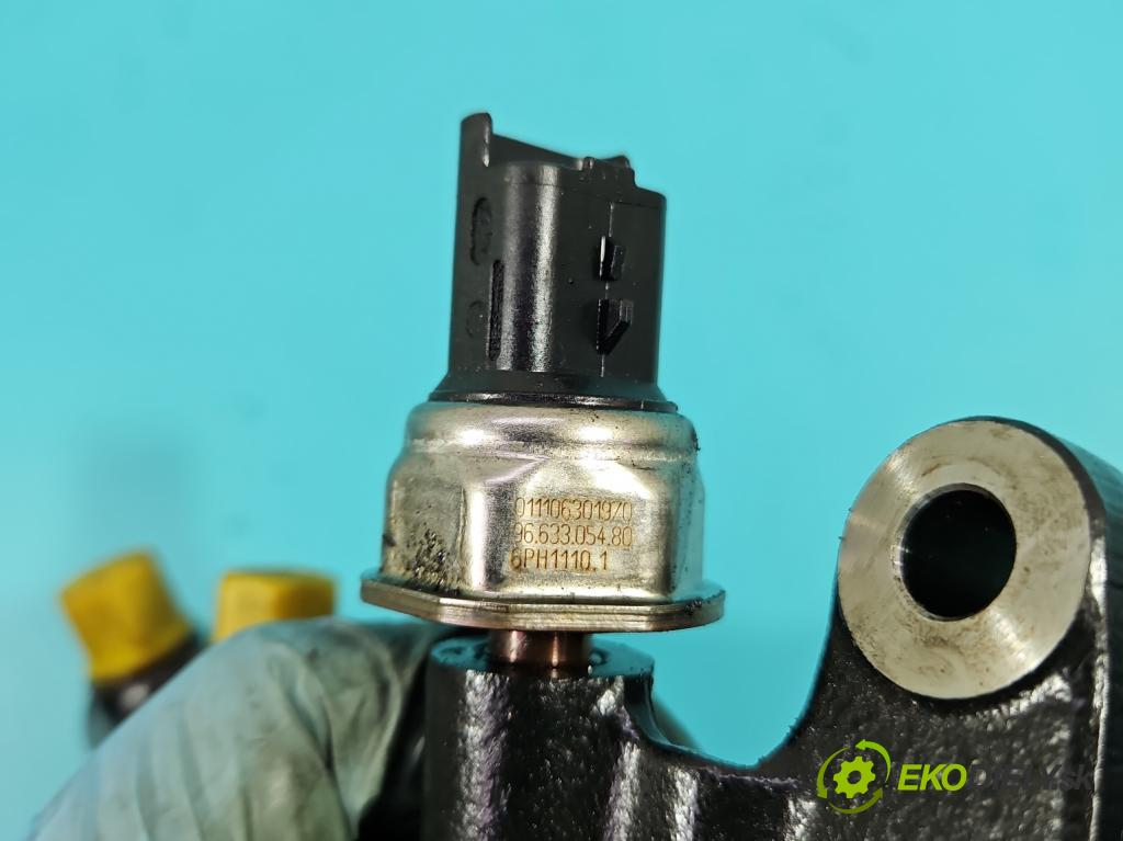 Ford S-max 2.0 tdci 140 HP manual 103 kW 1997 cm3 5- lišta vstrekovacia 9663305480 (Vstrekovacie lišty)