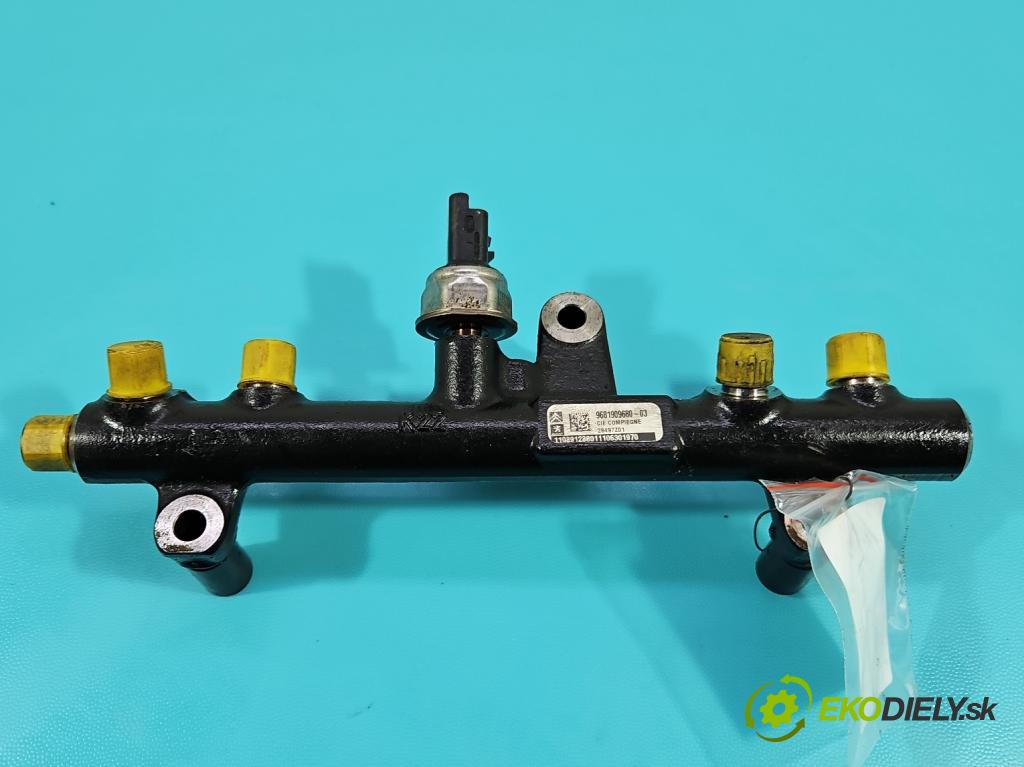 Ford S-max 2.0 tdci 140 HP manual 103 kW 1997 cm3 5- lišta vstrekovacia 9663305480 (Vstrekovacie lišty)