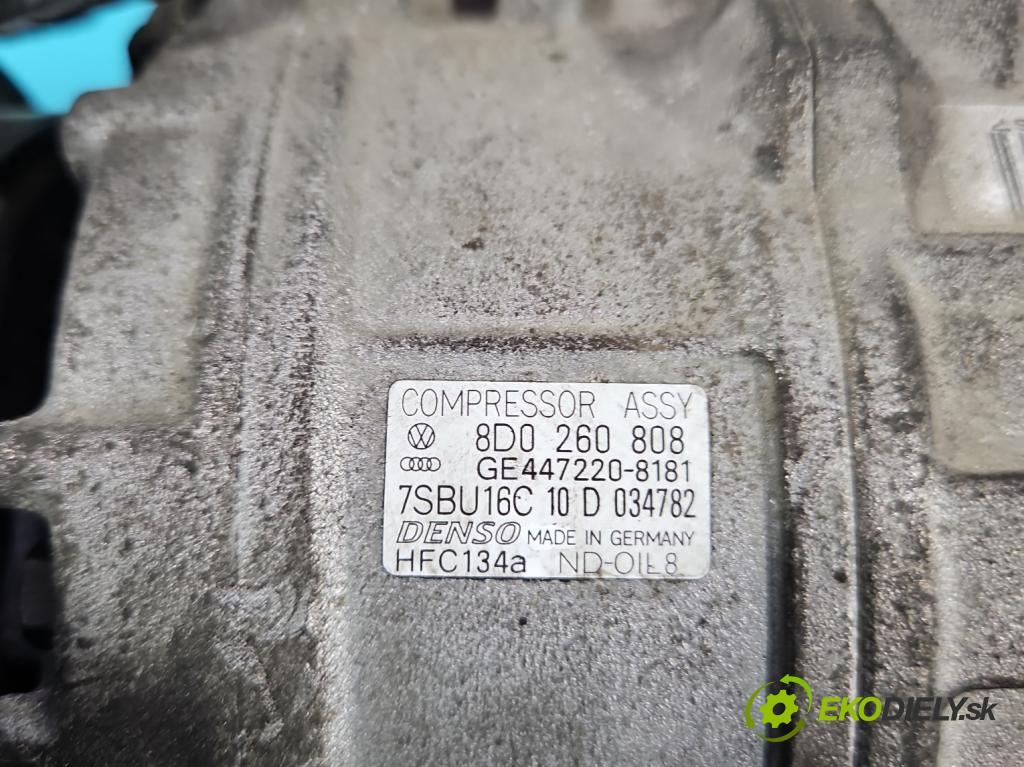 Vw Passat B5 1995-2005 1.9 tdi 101 hp manual 74 kW 1896 cm3 4- Kompresor: klíma 8D0260808 (Kompresory)