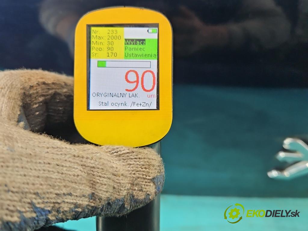 Peugeot 3008 I 2009-2016 1.6 hdi 111KM manual 82 kW 1560 cm3 5- zadní kufrové dveře (Zadní kapoty)