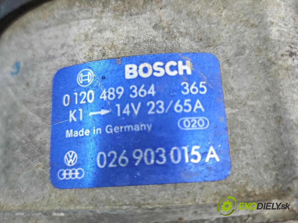 Audi 80 B3 1986-1991 1.8 karburátor: 75 HP manual 55 kW 1760 cm3 4- Alternator 026903015A (Alternátory)