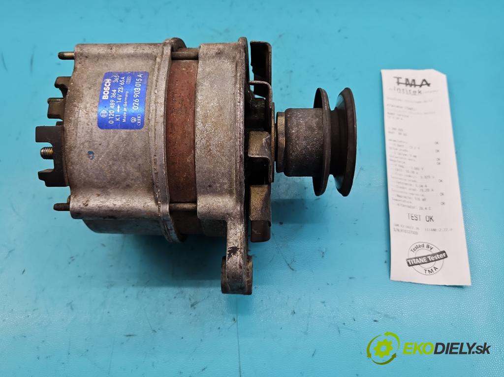 Audi 80 B3 1986-1991 1.8 karburátor: 75 HP manual 55 kW 1760 cm3 4- Alternator 026903015A (Alternátory)