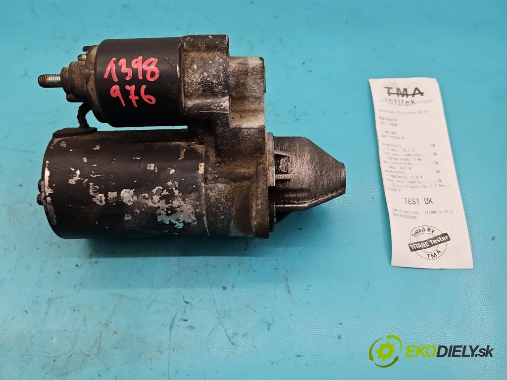 Opel Vectra B 1995-2002 1.8 16V 116 HP manual 85 kW 1796 cm3 5- štartér  (Štartéry)