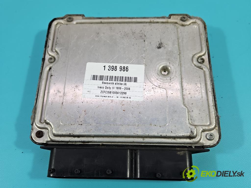 Iveco Daily III 1999-2006 2.3 HPI 116 HP manual 85 kW 2286 cm3 5- riadiaca jednotka motora 0281011228