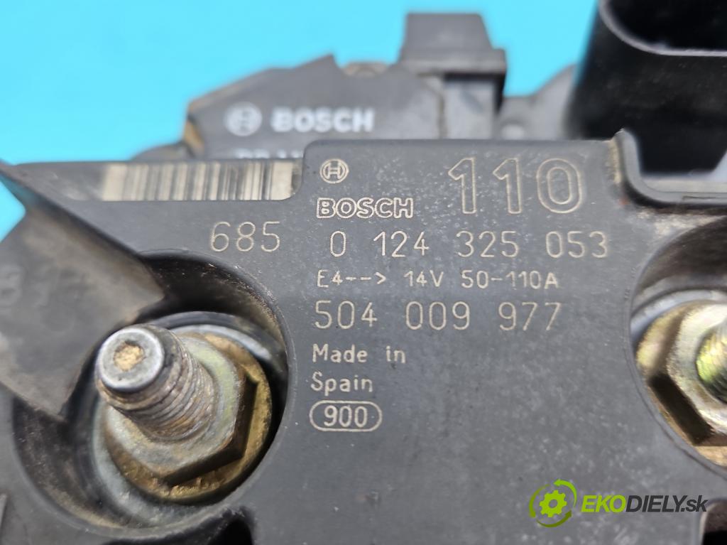 Iveco Daily III 1999-2006 2.3 HPI 116 HP manual 85 kW 2286 cm3 5- Alternator 0124325053 (Alternátory)