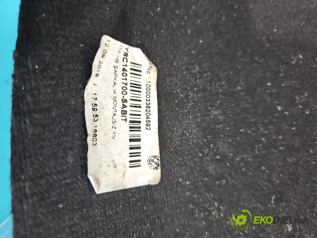 Fiat Tipo II 2015- 1.4 16V 95 HP manual 70 kW 1368 cm3 5- zadná  (Pláta zadné)