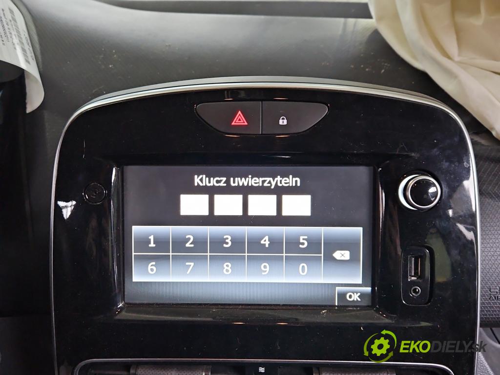 Renault Clio IV 2012-2020 0.9 T 90 HP manual 66 kW 898 cm3 5- Radio originál 281158401R