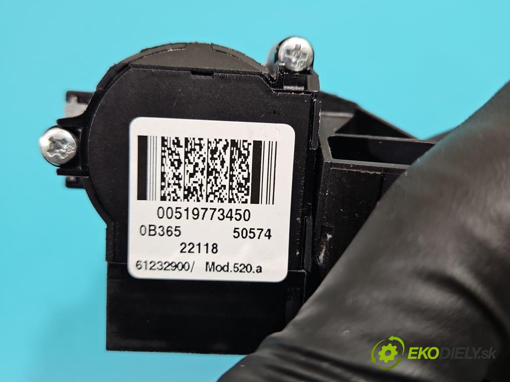 Fiat Tipo II 2015- 1.4 16V 95 HP manual 70 kW 1368 cm3 5- Spínačka 61232900 (Spínacie skrinky a kľúče)