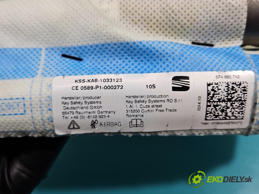 Seat Leon III 2012-2020 2.0 tdi 150 HP manual 110 kW 1968 cm3 5- clona pravé 5F4880742
