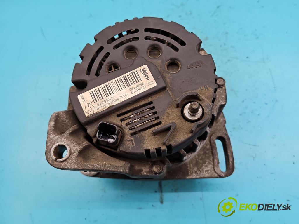 Renault Thalia II 2008-2013 1,2.0 16V 75 HP manual 55 kW 1149 cm3 4- Alternator SG9B107 (Alternátory)