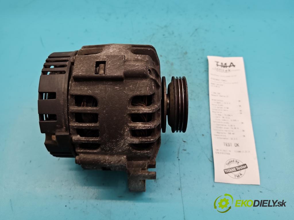 Renault Thalia II 2008-2013 1,2.0 16V 75 HP manual 55 kW 1149 cm3 4- Alternator SG9B107 (Alternátory)