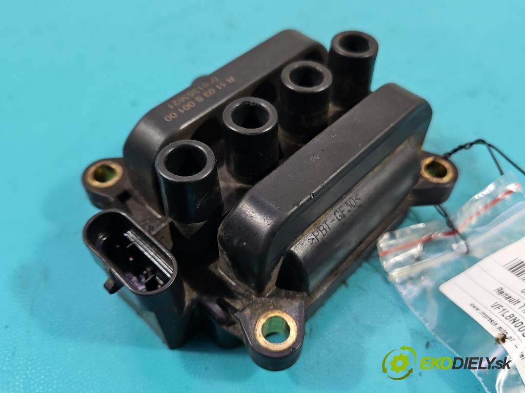 Renault Thalia II 2008-2013 1,2.0 16V 75 HP manual 55 kW 1149 cm3 4- cievka zapaľovacia  (Zapaľovacie cievky, moduly)