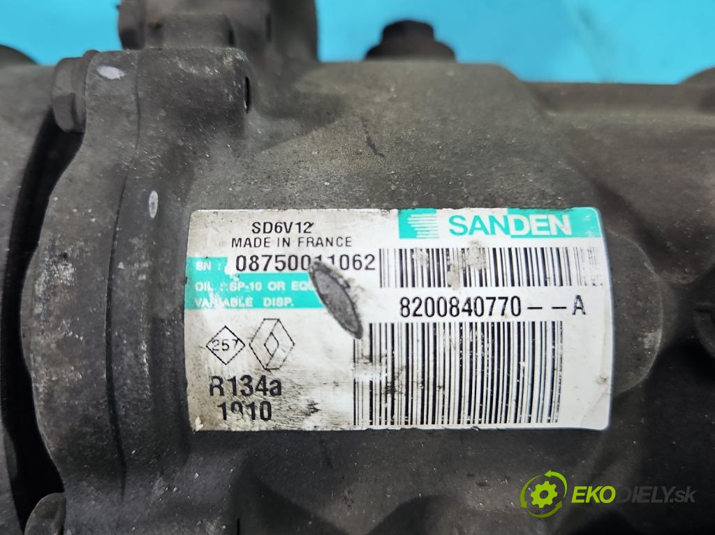 Renault Thalia II 2008-2013 1,2.0 16V 75 hp manual 55 kW 1149 cm3 4- Kompresor: klíma 8200840770 (Kompresory)
