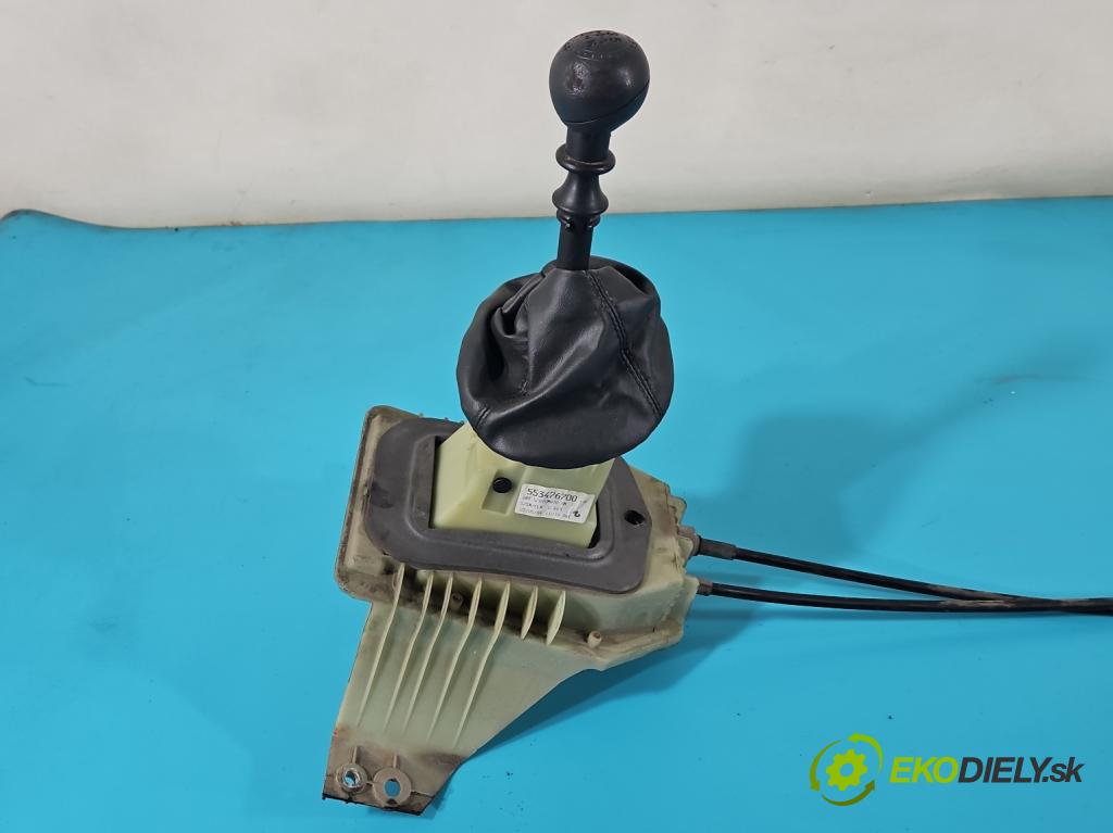 Fiat Punto II 1999-2010 1.2 8V 60 HP manual 44 kW 1242 cm3 5- Páka: Změny: stupeň,rýchlosť 553476700 (Rýchlostné páky / kulisy)