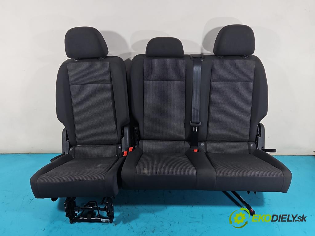 Vw Caddy IV 2020- 2.0 tdi 122 HP manual 90 kW 1968 cm3 5- Pohovka: zadné  (Sedačky, sedadlá)