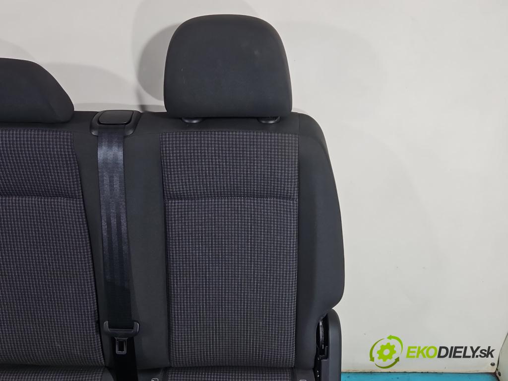 Vw Caddy IV 2020- 2.0 tdi 122 HP manual 90 kW 1968 cm3 5- Pohovka: zadné  (Sedačky, sedadlá)