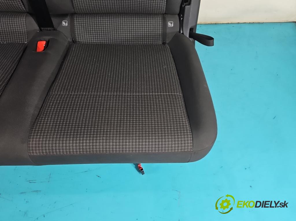 Vw Caddy IV 2020- 2.0 tdi 122 HP manual 90 kW 1968 cm3 5- Pohovka: zadné  (Sedačky, sedadlá)