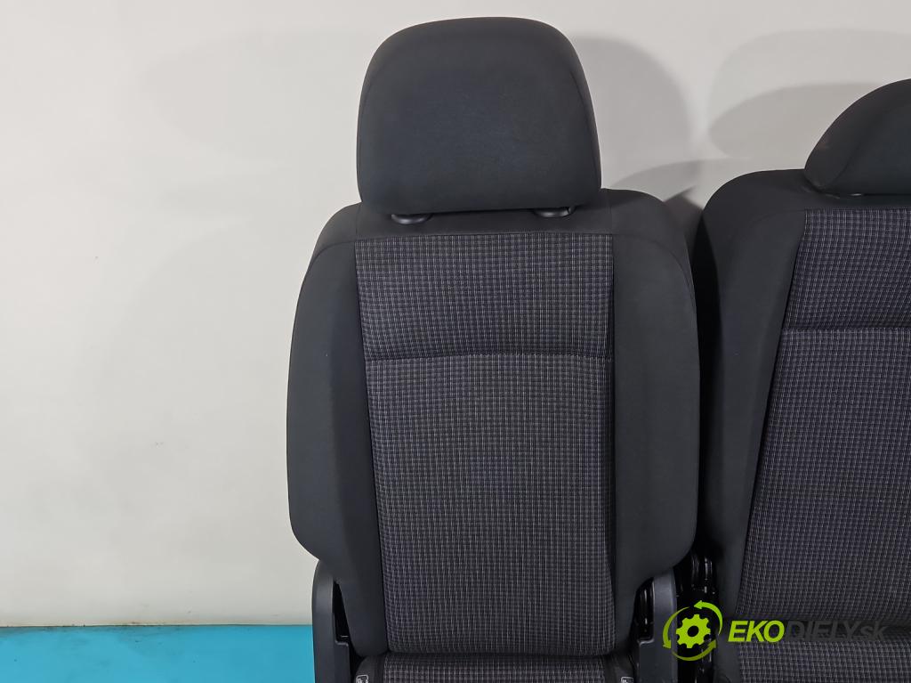 Vw Caddy IV 2020- 2.0 tdi 122 HP manual 90 kW 1968 cm3 5- Pohovka: zadné  (Sedačky, sedadlá)