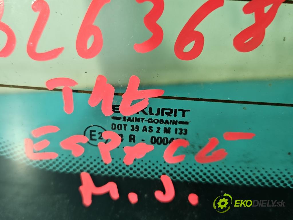 Renault Espace III 1997-2003 2.2 td 111KM manual 82 kW 2188 cm3 5- sklo zadní  (Okna zadní)