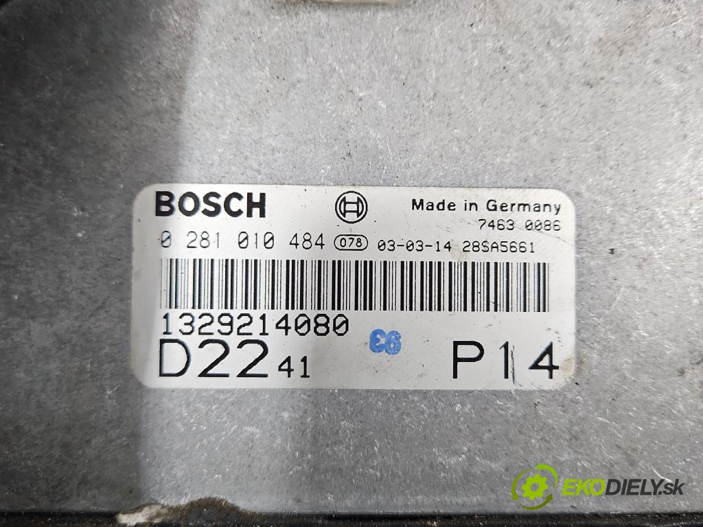 Peugeot Boxer I 1994-2006 2.2 hdi 101 HP manual 74 kW 2179 cm3 5- riadiaca jednotka motora 0281010484