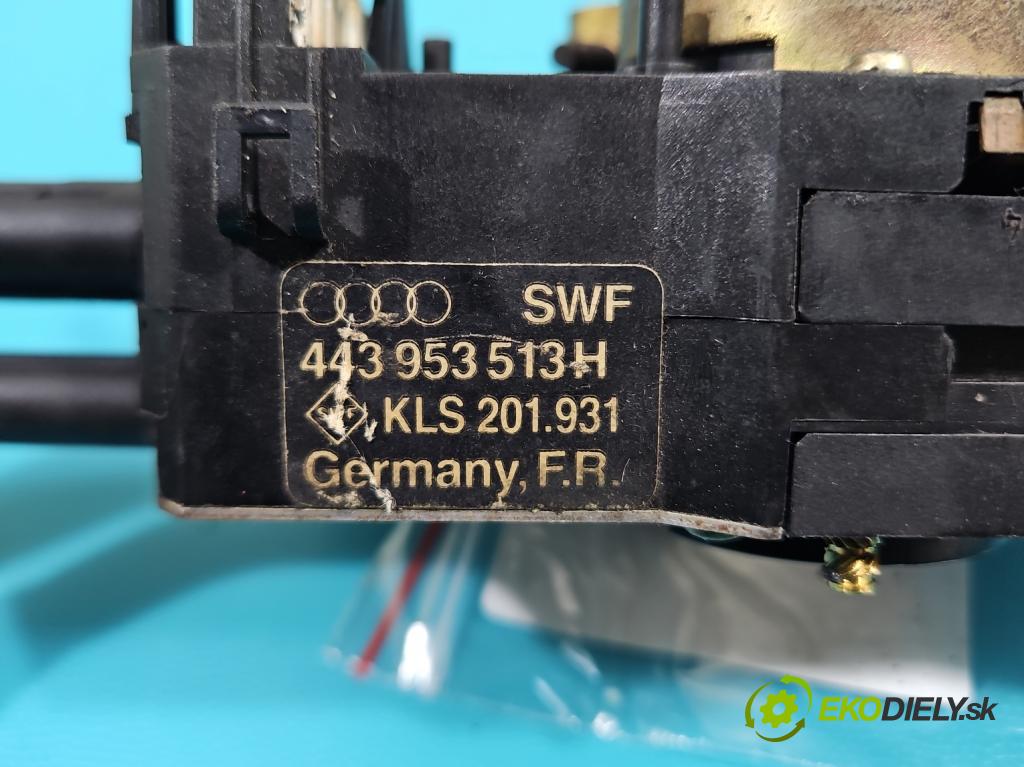 Audi 80 B4 1991-1994 2.0 90 HP manual 66 kW 1984 cm3 4- prepínač komplex: 443953513H (Prepínače, spínače, tlačidlá a ovládače kúrenia)