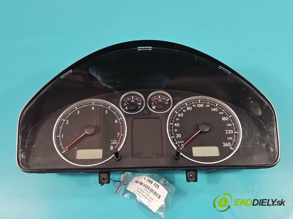 Vw Sharan I 1995-2010 2.0 8V 116 HP manual 85 kW 1984 cm3 5- prístrojovka/ budíky 7M3920800G (Prístrojové dosky, displeje)
