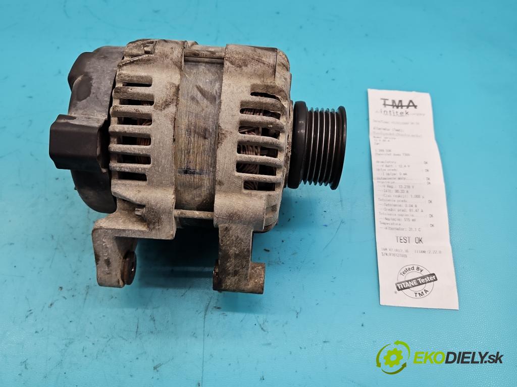 Chevrolet Aveo T300 2011-2014 1.2 16V 69KM manual 51 kW 1229 cm3 5- Alternator 13579664 (Alternátory)