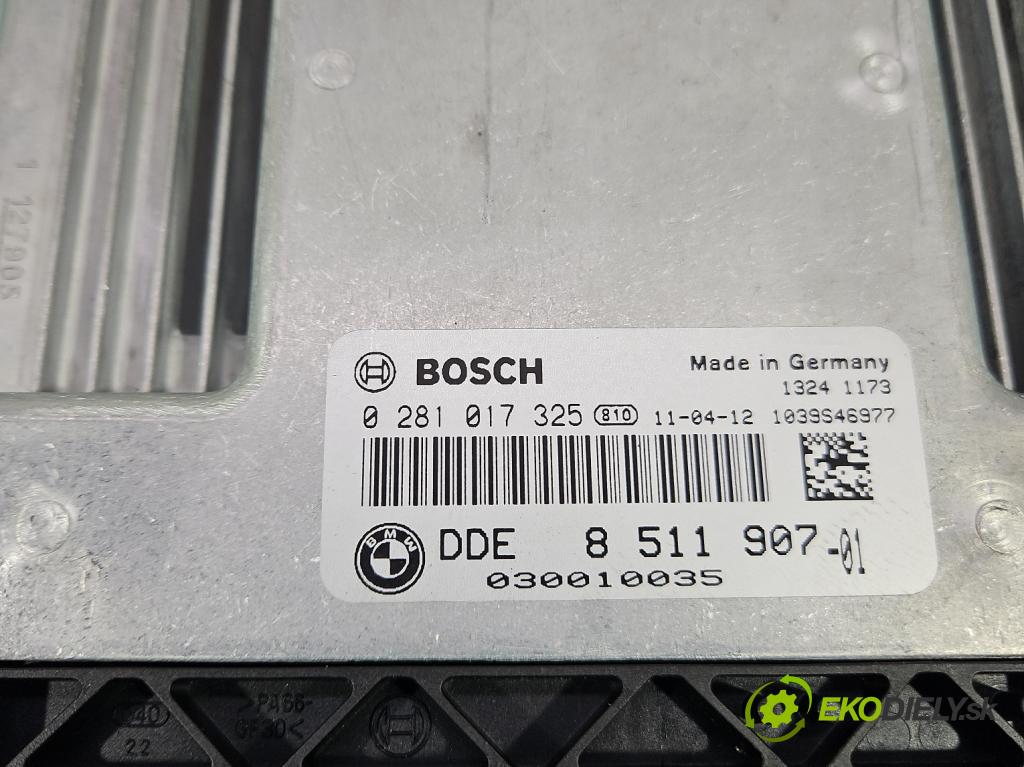 Bmw 5 F10 2010-2017 3.0d 258 HP automatic 190 kW 2993 cm3 5- riadiaca jednotka motora 0281017325