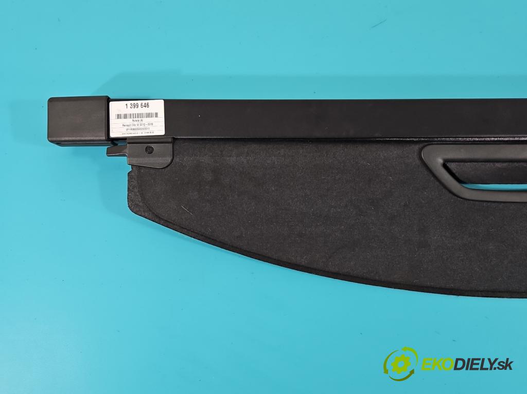 Renault Clio IV 2012-2020 0.9 T 90 HP manual 66 kW 898 cm3 5- roleta (Rolety kufra)