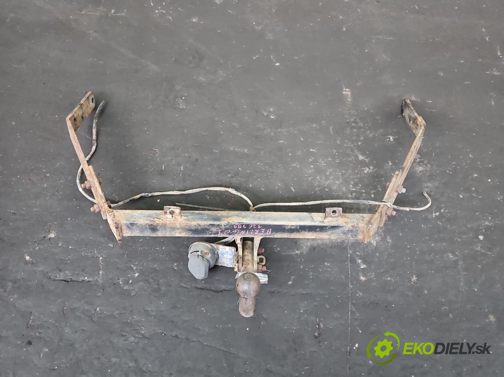 Citroen Berlingo I 1996-2008 1.9d 69KM manual 51 kW 1868 cm3 5- oko tažné  (Tažná zařízení)