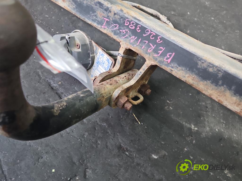 Citroen Berlingo I 1996-2008 1.9d 69KM manual 51 kW 1868 cm3 5- oko tažné  (Tažná zařízení)