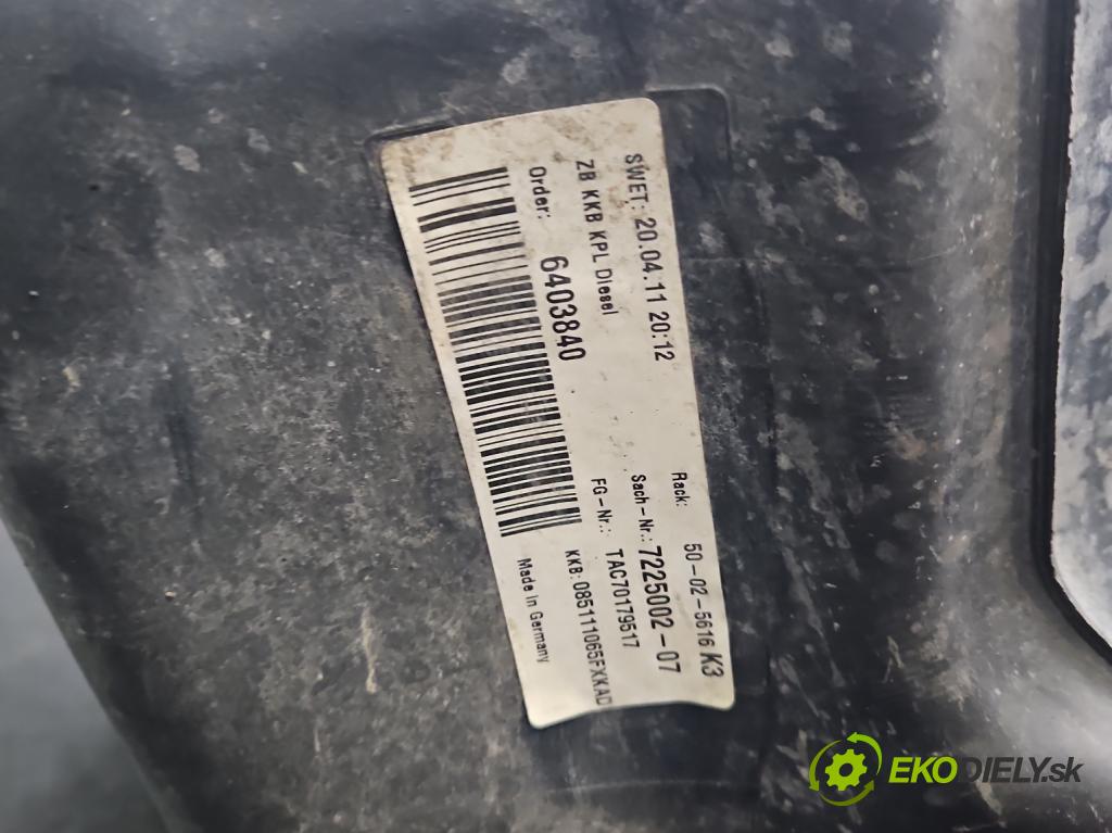 Bmw 5 F10 2010-2017 3.0d 258 hp automatic 190 kW 2993 cm3 5- Nádrž: paliva 7225002-07 (Nádrže)