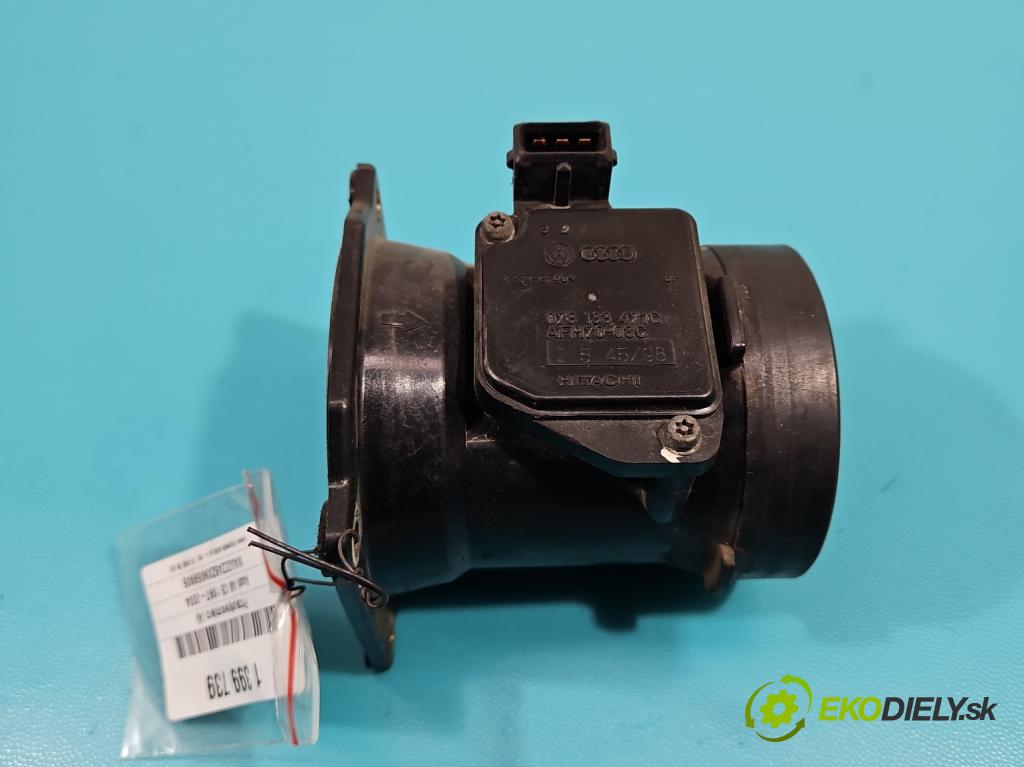 Audi A6 C5 1997-2004 2.8 V6 193 HP manual 142 kW 2771 cm3 5- průtokoměr: 0781334710 (Váhy vzduchu)