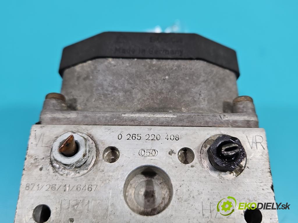 Audi A6 C5 1997-2004 2.8 V6 193 HP manual 142 kW 2771 cm3 5- čerpadlo abs 0265220408 (Pumpy ABS)