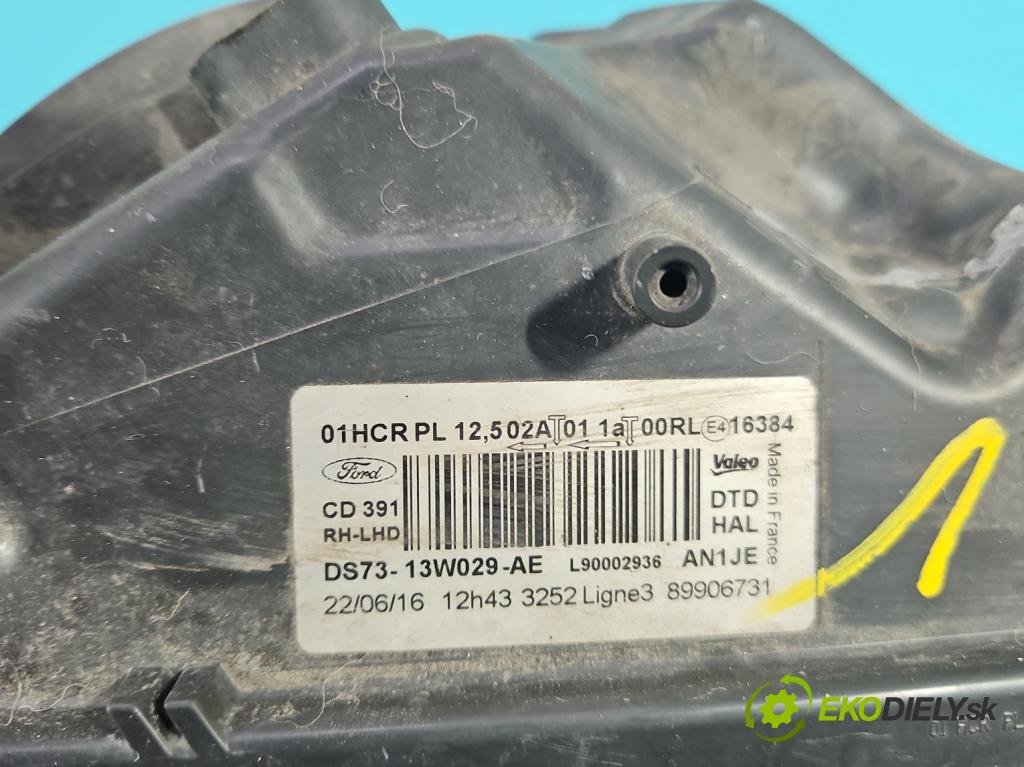 Ford Mondeo Mk5 2014-2022 2.0 tdci 150 HP manual 110,3 kW 1997 cm3 5- Reflektor: pravý DS73-13W029-AE (Pravé)