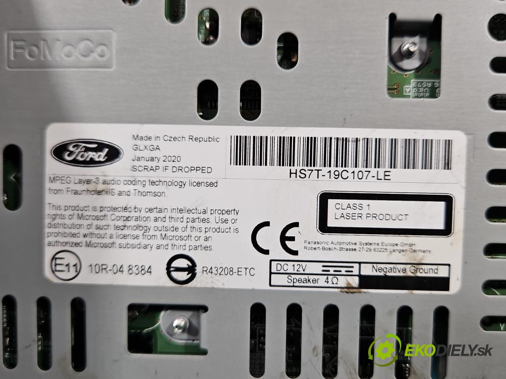 Ford Mondeo Mk5 2014-2022 2.0 tdci 150 HP manual 110,3 kW 1997 cm3 5- Radio originál HS7T-19C107-LE